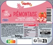 Piemontaise Netto : photo du produit rappelé le 09/06/2022