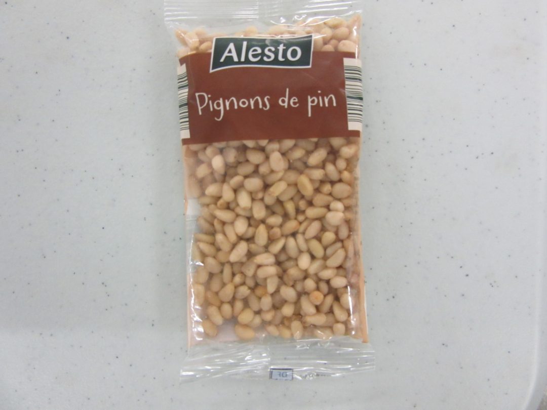 Pignons de pin Alesto : photo du produit rappelé le 03/05/2021