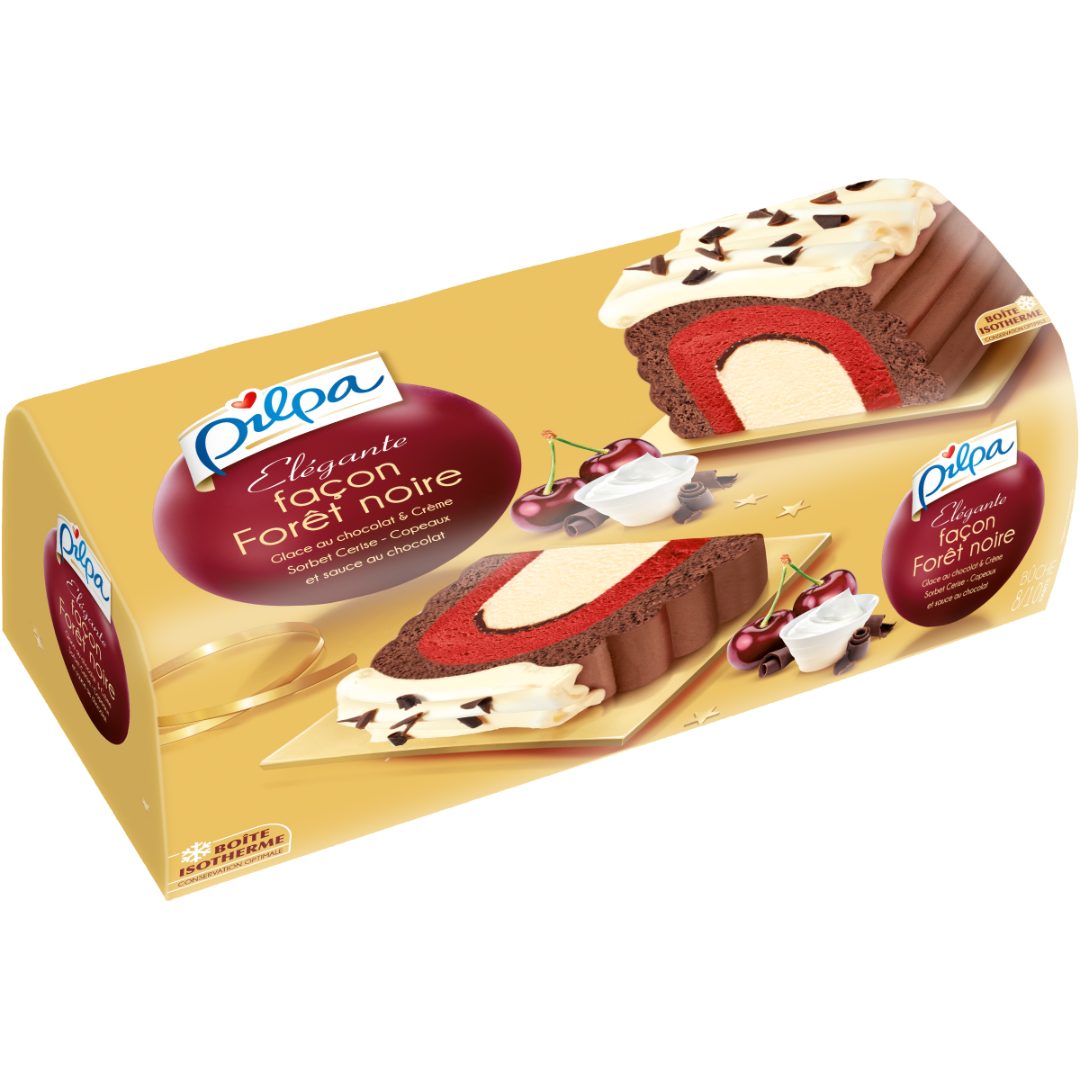 Pilpa buche élégante façon forêt noire 538g : photo du produit rappelé le 04/08/2021