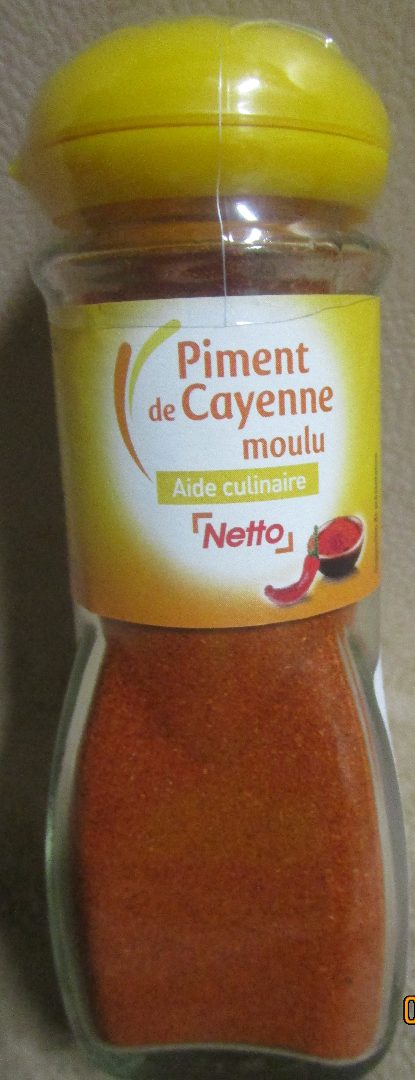 Piment de cayenne moulu aide culinaire Netto : photo du produit rappelé le 13/07/2021