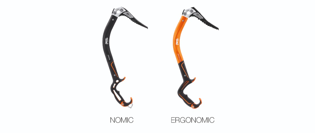 Piolets d'alpinisme et de cascade sur glace - modèles nomic Petzl : photo du produit rappelé le 24/02/2026