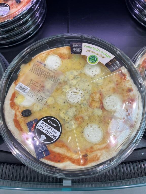Pizza 3 fromages et sandwich comté jambon sec : photo du produit rappelé le 19/04/2024