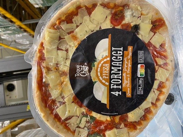 Pizza 4 fromages Toque du Chef : photo du produit rappelé le 26/11/2021