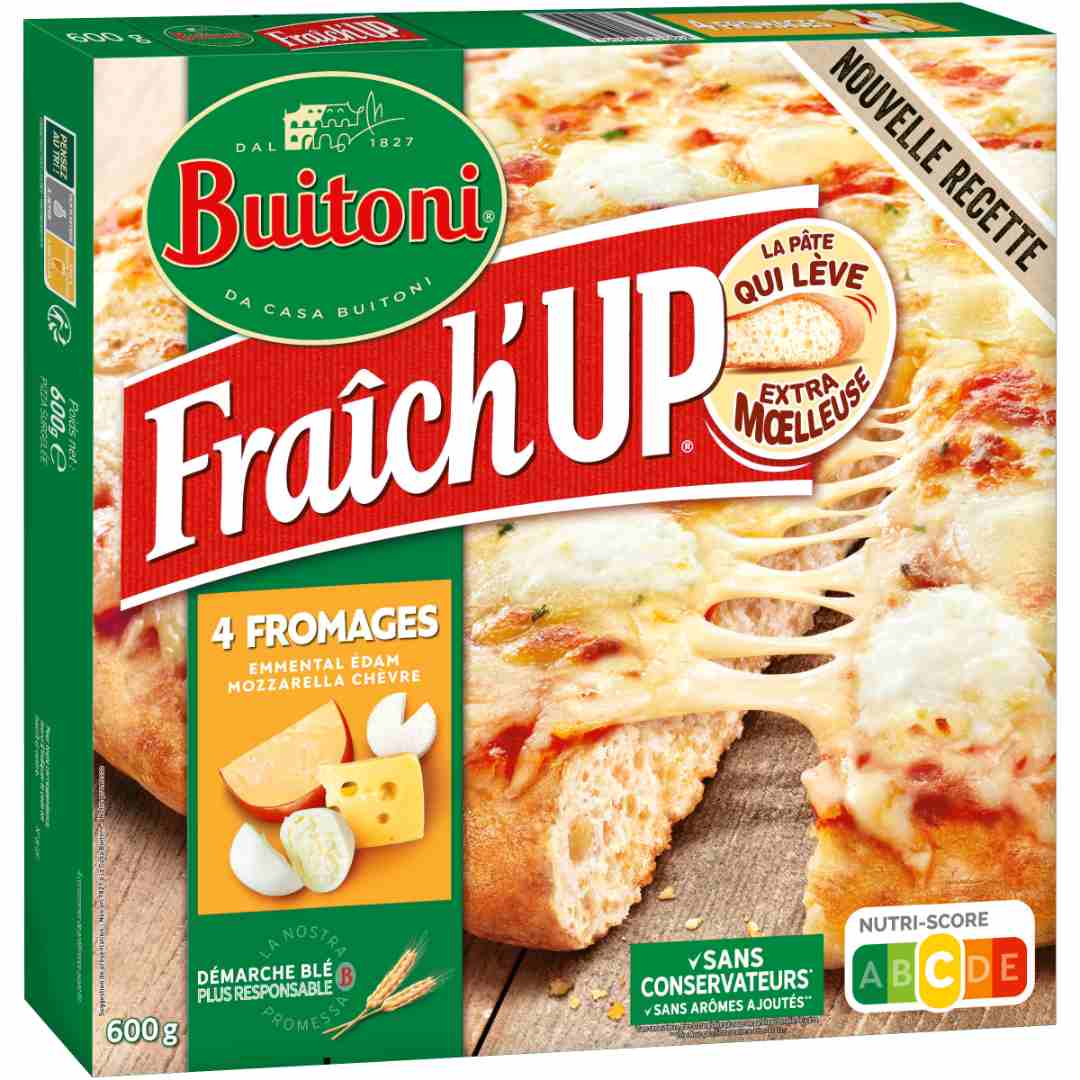 Pizza fraich'up Buitoni : photo du produit rappelé le 18/03/2022