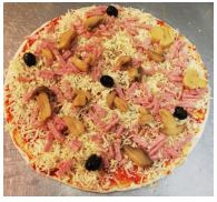 Pizza : hawaienne / pizza jambon / pizza jambon PPNP (préparé par Nos Pros) : photo 2 sur 3 du produit rappelé le 27/10/2022