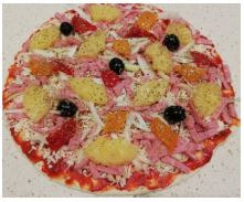 Pizza : hawaienne / pizza jambon / pizza jambon PPNP (préparé par Nos Pros) : photo du produit rappelé le 04/11/2022