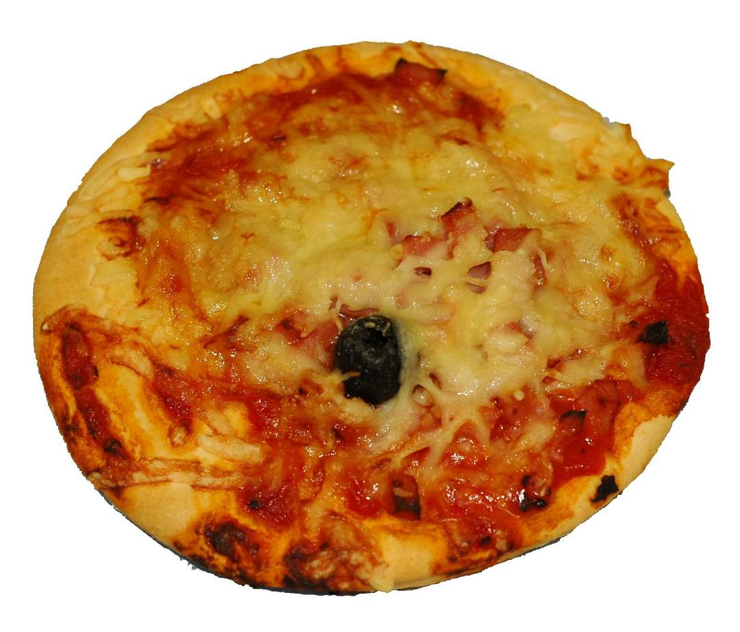 Pizza jambon porc rond pac surgelé Boulangerie Yong : photo du produit rappelé le 09/03/2022
