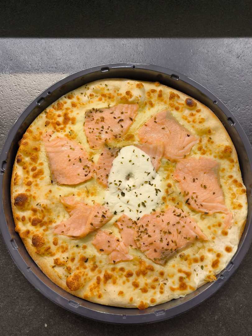 Pizza saumon E.Leclerc : photo du produit rappelé le 27/10/2026