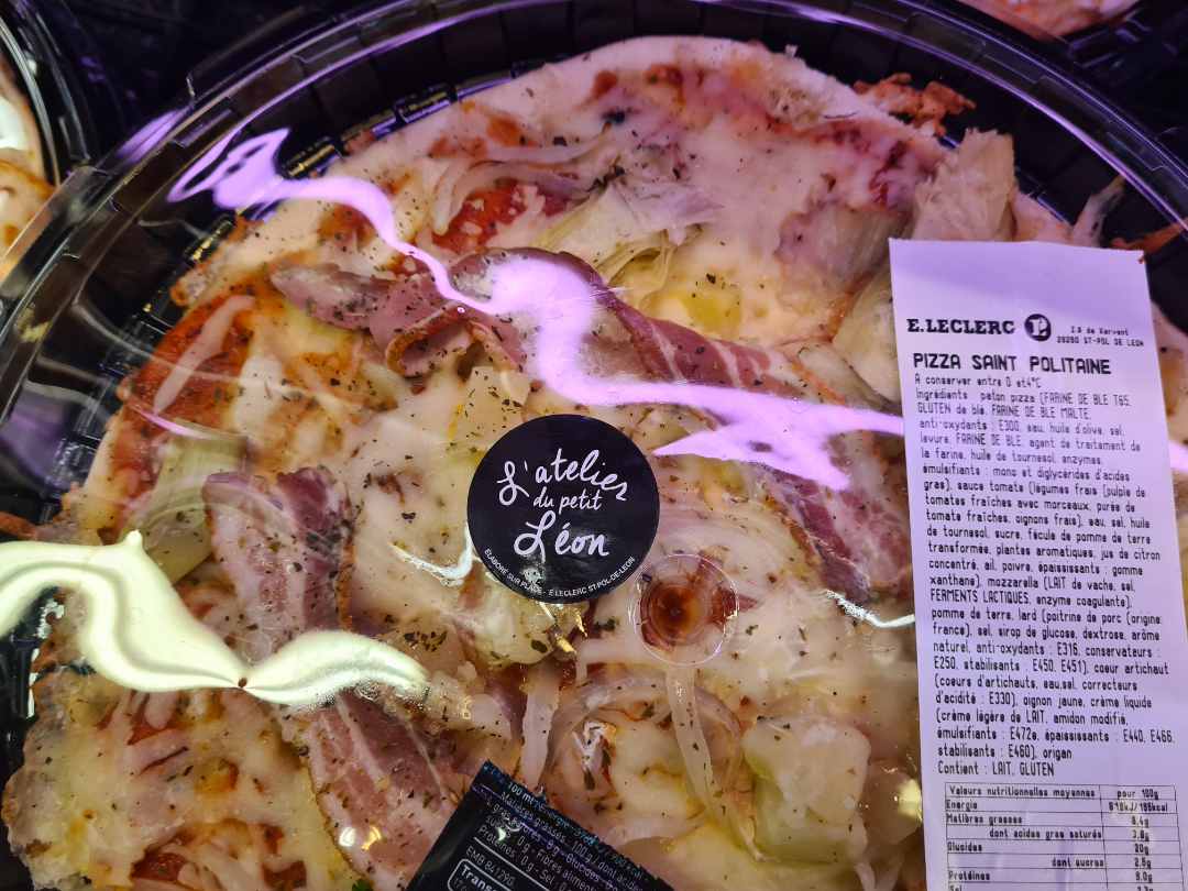 Pizza st politaine Atelier du Petit Leon : photo du produit rappelé le 13/07/2021