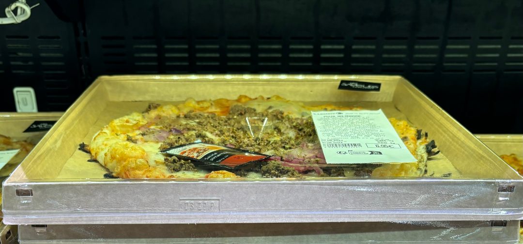 Pizzas à base d'oignons rouges : photo du produit rappelé le 08/08/2024