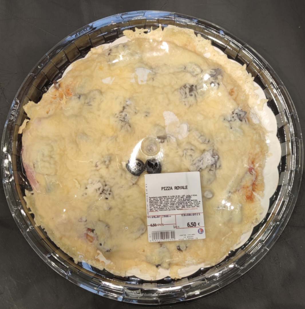 Pizzas E.Leclerc le Brézet : photo du produit rappelé le 02/08/2021