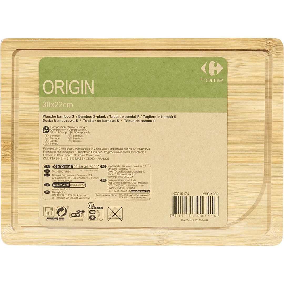 Planche bambou Carrefour Home : photo du produit rappelé le 23/01/2023
