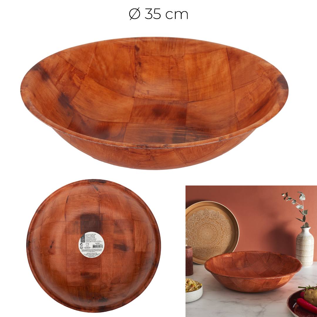 Plat creux couscous Home Deco Factory : photo du produit rappelé le 03/02/2025