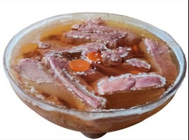 Plat de côte cuit en gelée : photo du produit rappelé le 17/03/2023