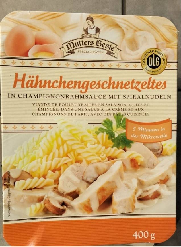 Plats cuisinés ass. 400g Mutters Beste : photo du produit rappelé le 24/06/2024