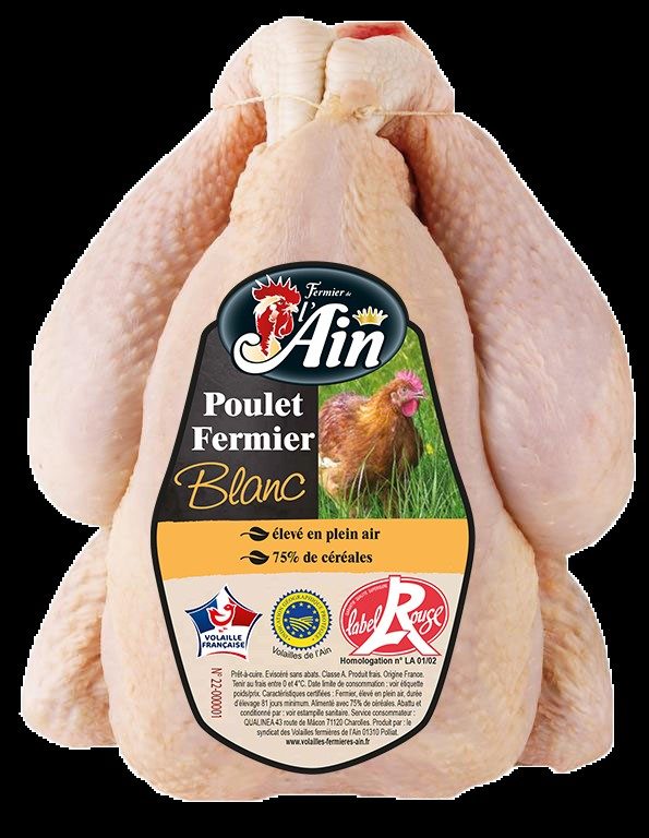 Plt blc flr de l'ain pac rotissoire Fermier de l'Ain : photo du produit rappelé le 23/06/2023