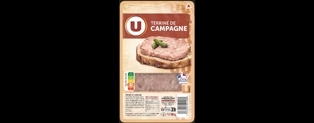 Pluieurs références de pâtés, moussesterrines u : photo 3 sur 5 du produit rappelé le 20/08/2026