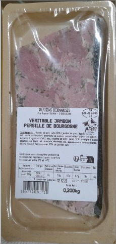 Plusieurs références charcuterie fraishe emballée Antoine Sabatier : photo du produit rappelé le 22/11/2023