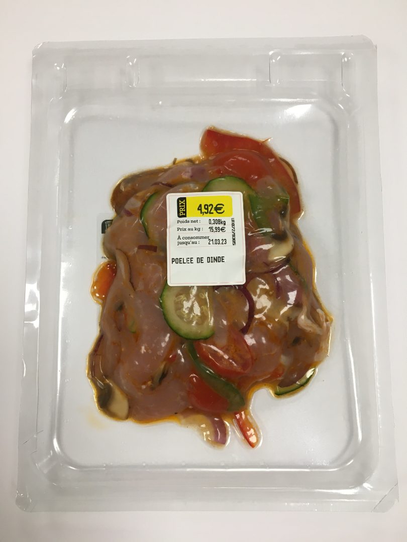 Poelee de dinde Affrais : photo du produit rappelé le 14/03/2023