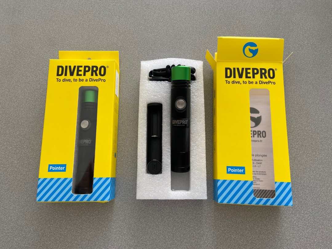 Pointeur laser l6 Divepro : photo 2 sur 2 du produit rappelé le 26/10/2021