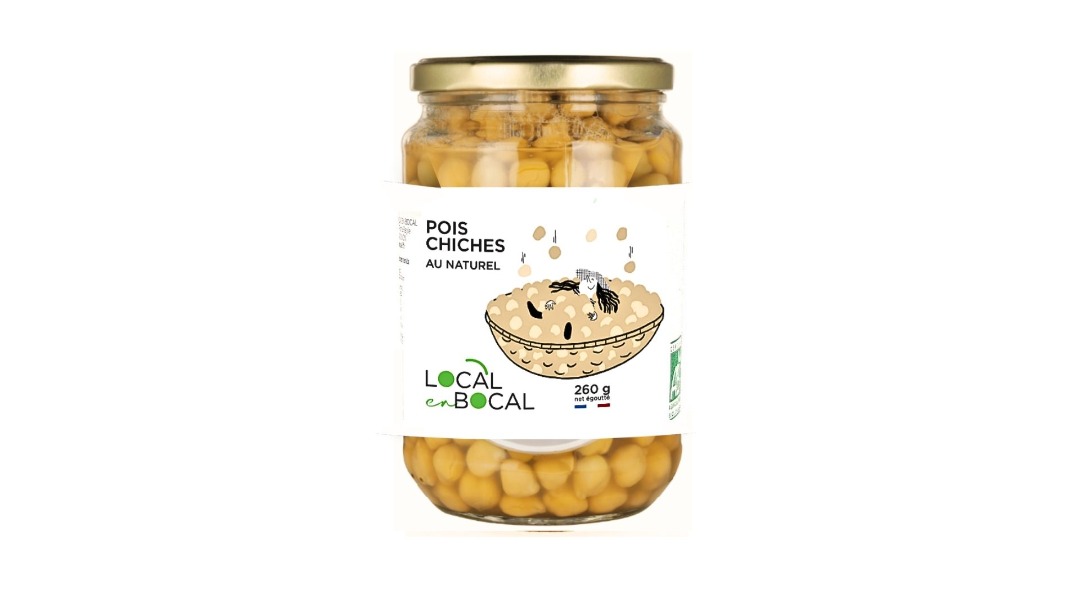 Pois chiche au naturel 260g Local en Bocal : photo du produit rappelé le 29/09/2026