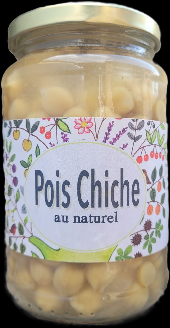 Pois chiche au naturel La Fermer de la Condamine : photo du produit rappelé le 07/10/2026