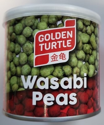 Pois vert au wasabi golden turtle 12x140g : photo du produit rappelé le 29/09/2023