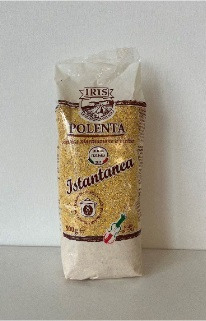 Polenta istantanea bio Iris : photo du produit rappelé le 16/09/2024