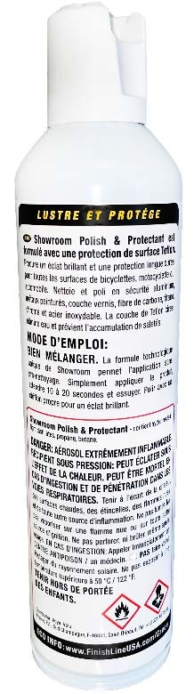 Polish & protecteur - showroom - aerosol 354ml (12oz) Finishline : photo 2 sur 2 du produit rappelé le 13/04/2023