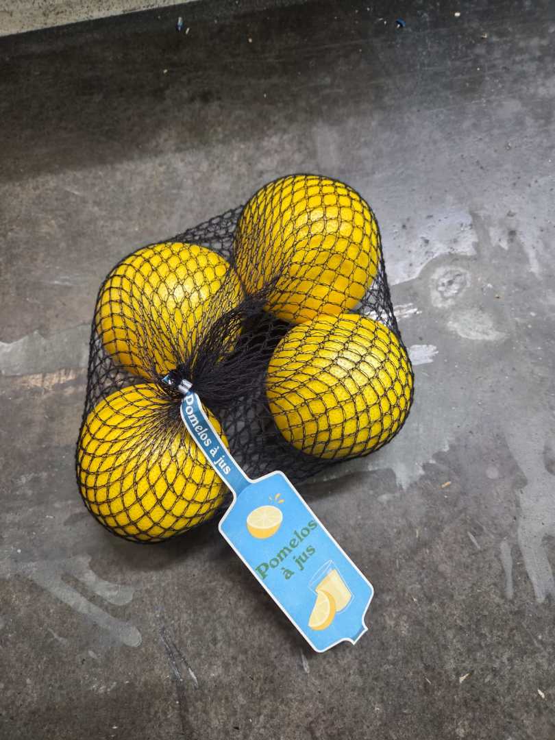 Pomelos blanc filet : photo du produit rappelé le 18/08/2025