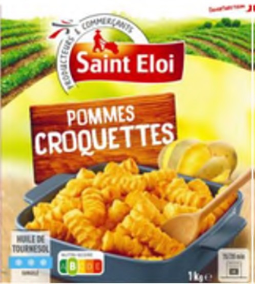 Pomme croquette Saint Eloi : photo du produit rappelé le 21/08/2025