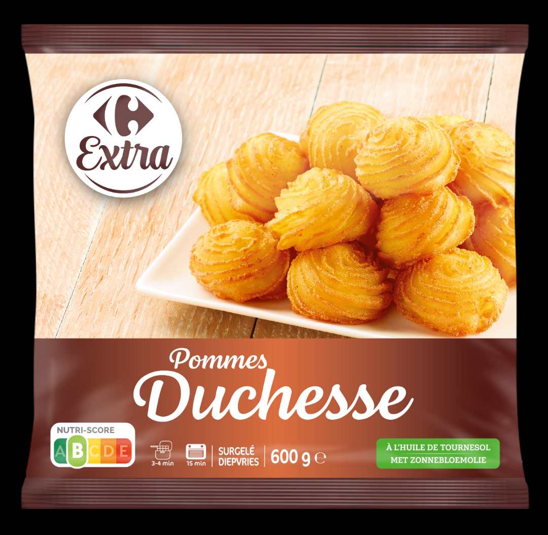 Pommes duchesse Carrefour Extra : photo du produit rappelé le 17/07/2025