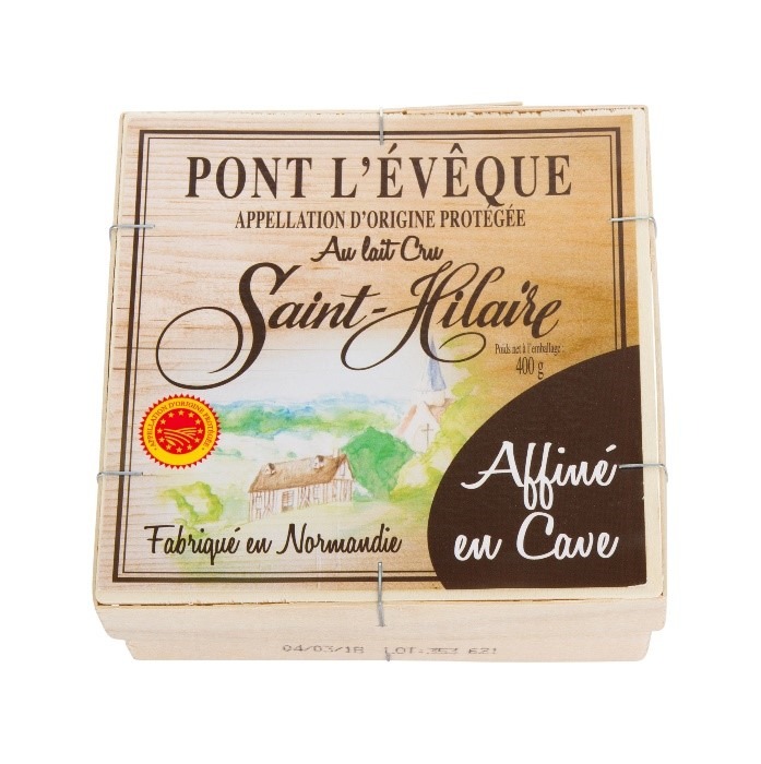 Pont l’evêque cru saint hilaire 400g : photo du produit rappelé le 25/02/2025