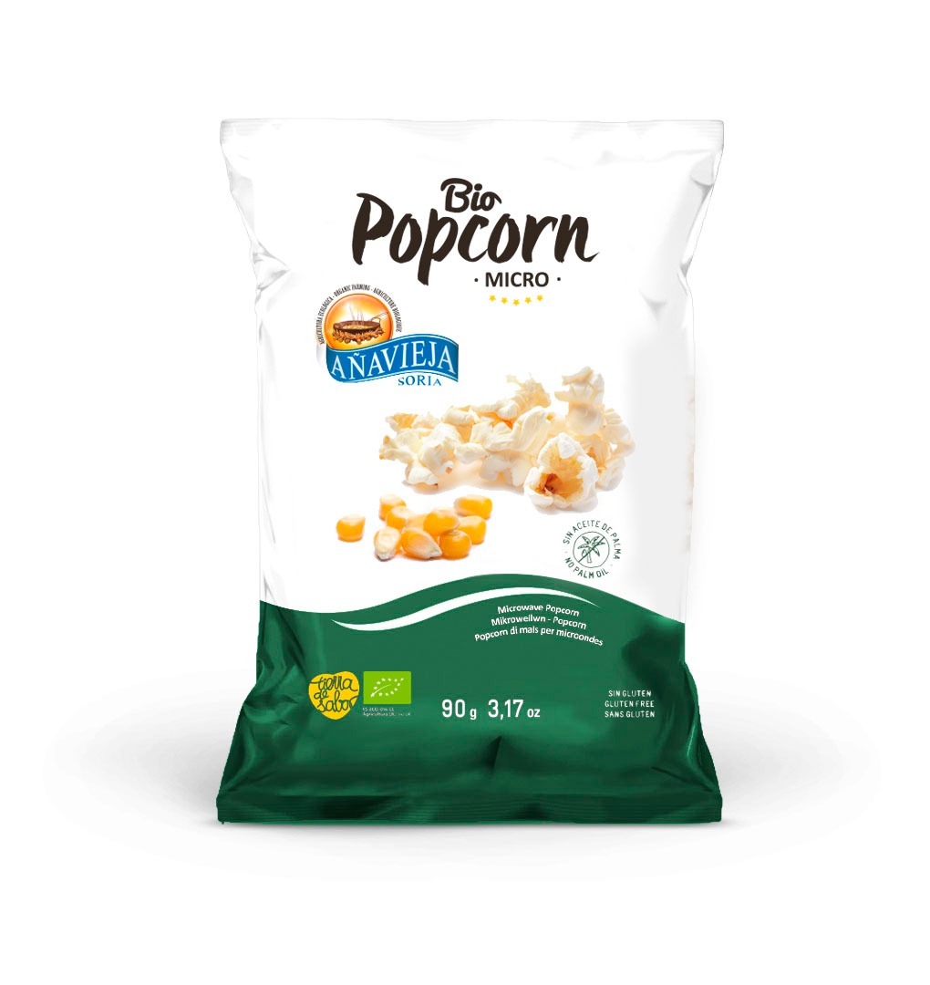 Pop corn à éclater micro ondable 90g Anavieja : photo du produit rappelé le 04/04/2023