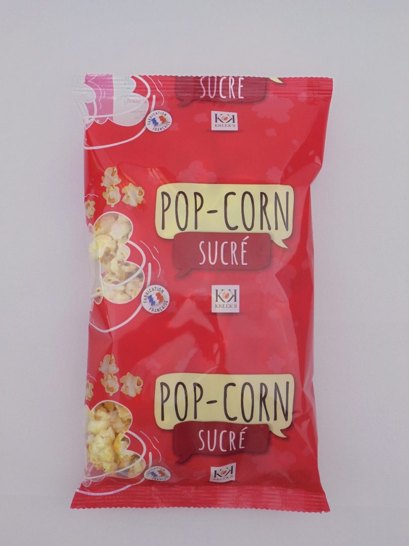 Pop-corn sucre Kreek's : photo 1 sur 3 du produit rappelé le 20/03/2024