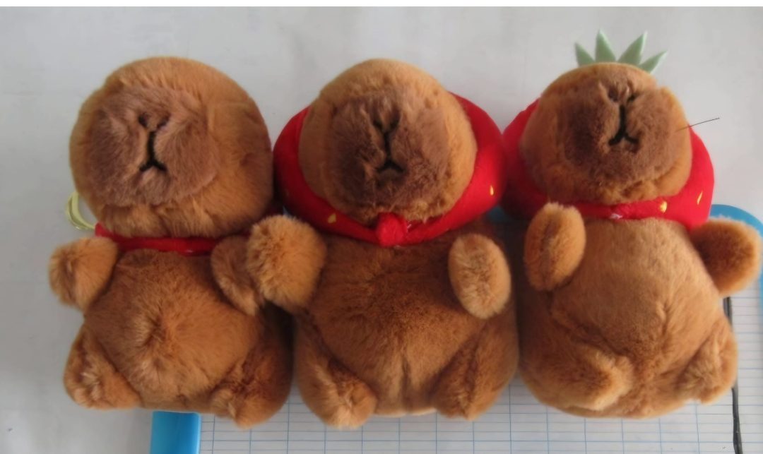 Porte clé peluche capybara : photo du produit rappelé le 23/09/2026