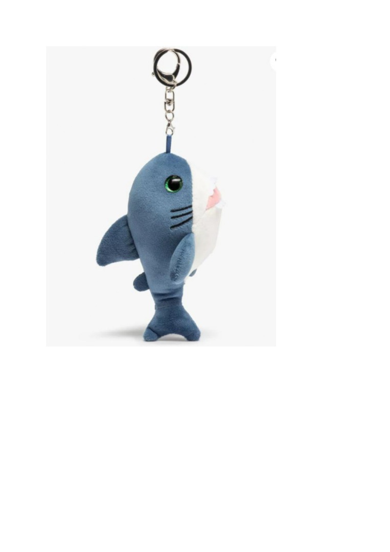 Porte-clé peluche requin bleu (conditionnement : sans emballage) Gemo : photo du produit rappelé le 25/02/2022