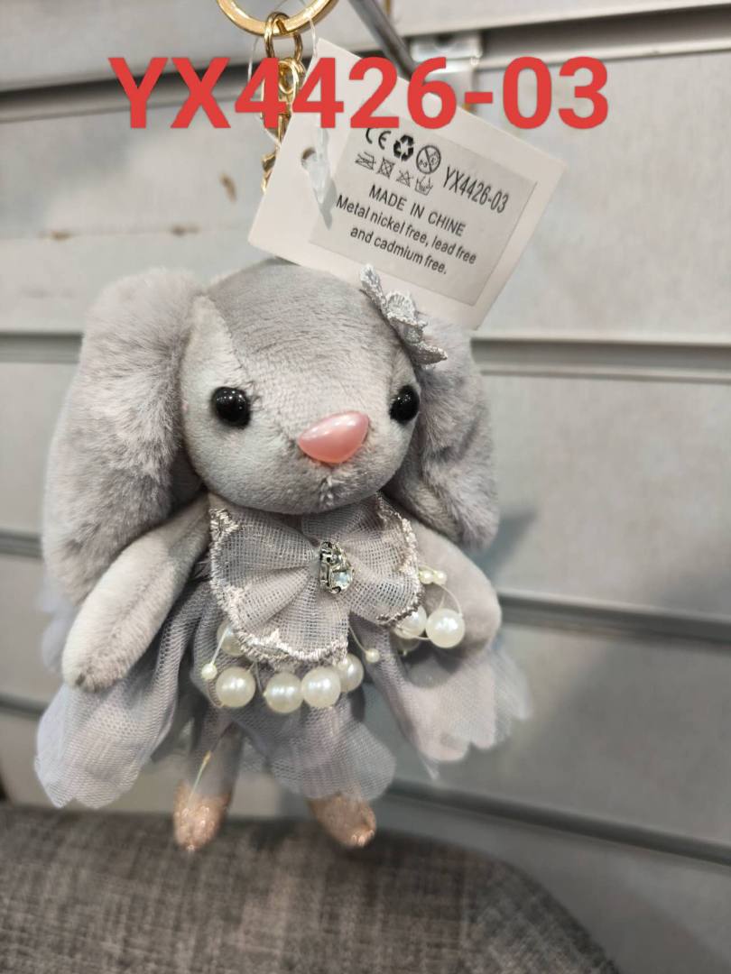 Porte clé peluche She's : photo du produit rappelé le 06/08/2024