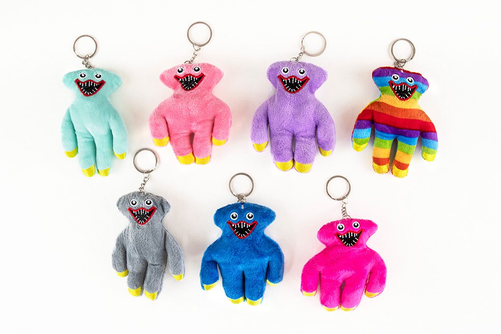 Porte-clef peluche huggy Twnetyfeet : photo du produit rappelé le 28/11/2023