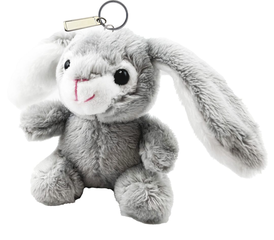 Porte-clefs lapin gris Ref 21604 : photo du produit rappelé le 18/09/2026