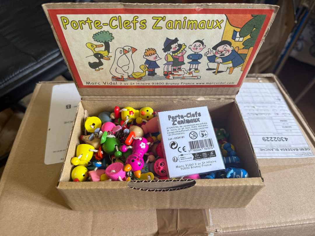 Porte-clefs z'animaux Sarl Marc Vidal : photo du produit rappelé le 25/06/2026