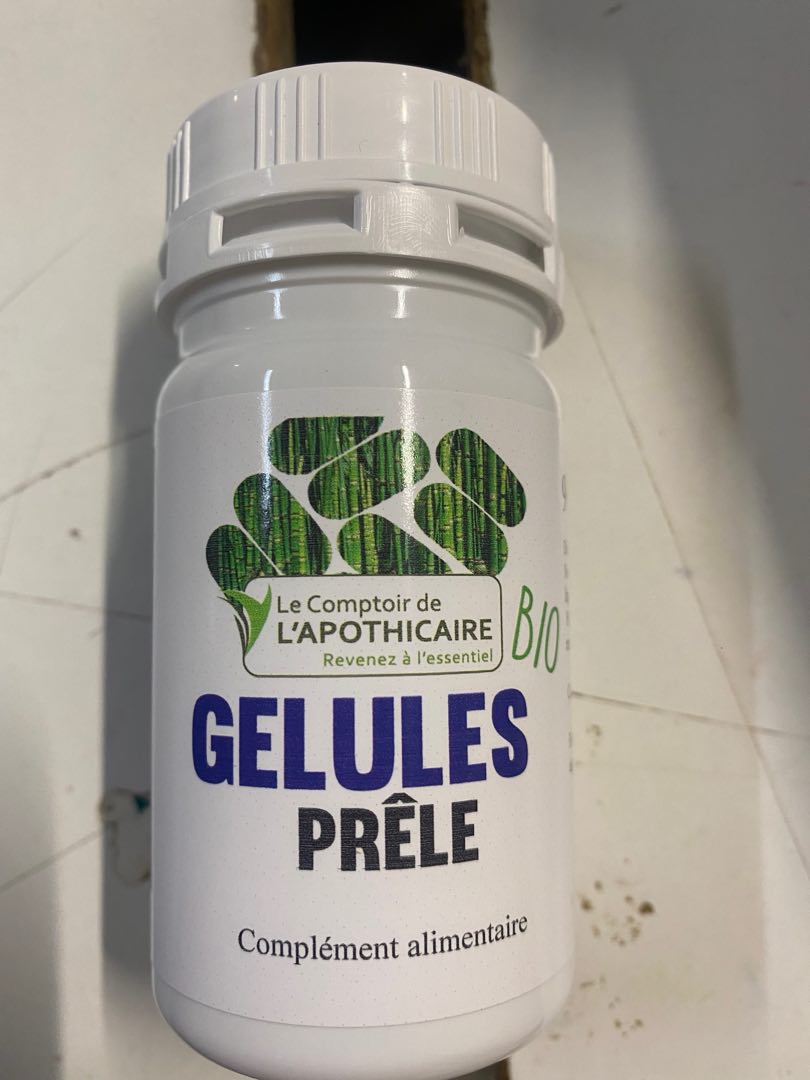 Pot de 200 et 90 gélules de prêle bio L'Herbier de Gascogne - le Comptoir : photo du produit rappelé le 09/12/2021