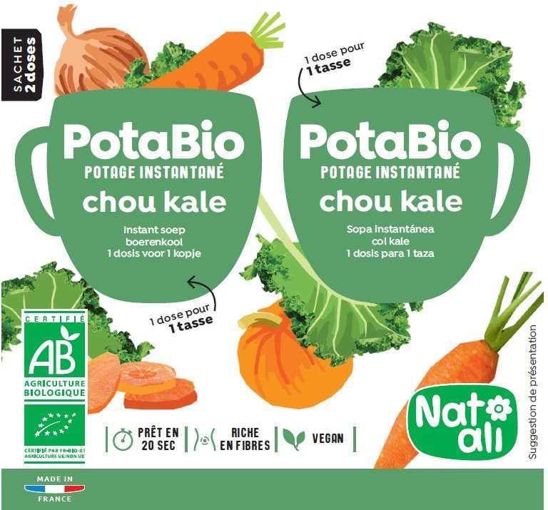 Potabio instantané chou kale Natali : photo du produit rappelé le 10/12/2021