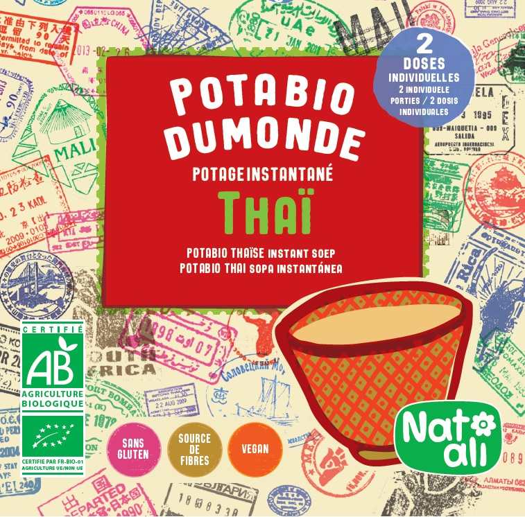 Potabio instantané thai Natali : photo du produit rappelé le 10/12/2021