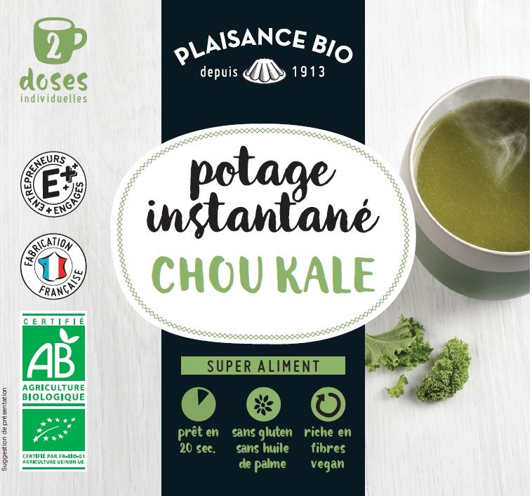Potage instantané bio chou kale Plaisance BIO : photo du produit rappelé le 10/12/2021