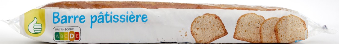 Pouce barre patissierre 800g Auchan : photo du produit rappelé le 05/08/2022