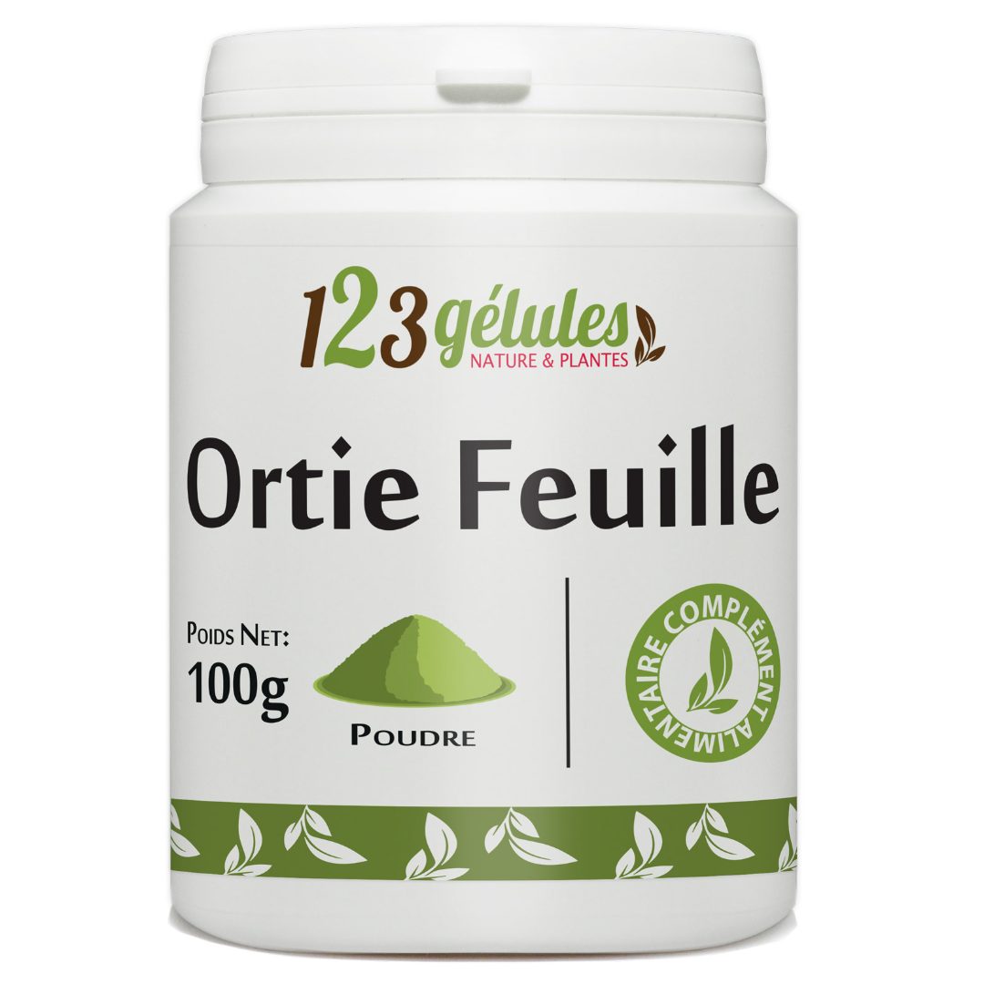Poudre d'ortie piquante feuille 123 Gelules : photo du produit rappelé le 09/03/2023