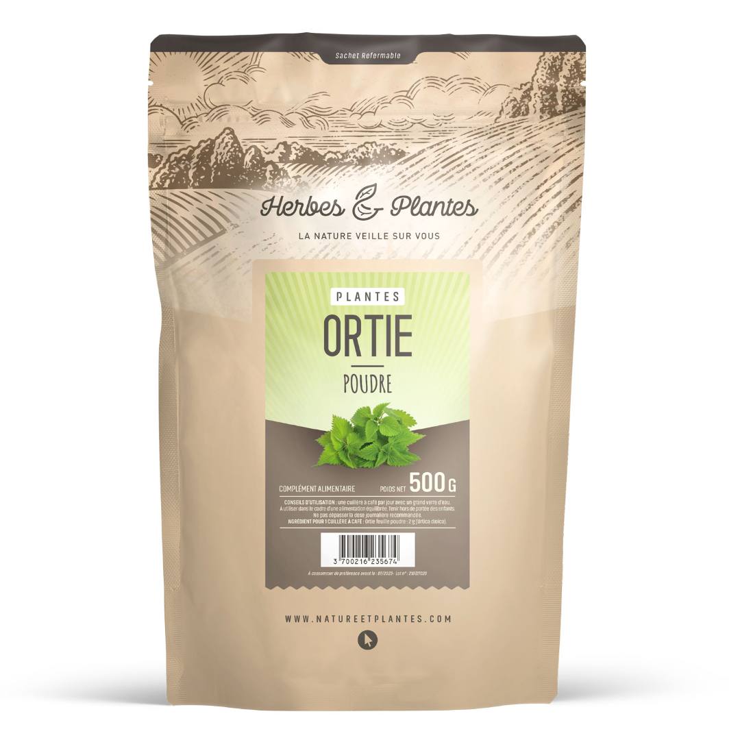 Poudre d'ortie piquante feuille Herbes et Plantes : photo 2 sur 2 du produit rappelé le 09/03/2023