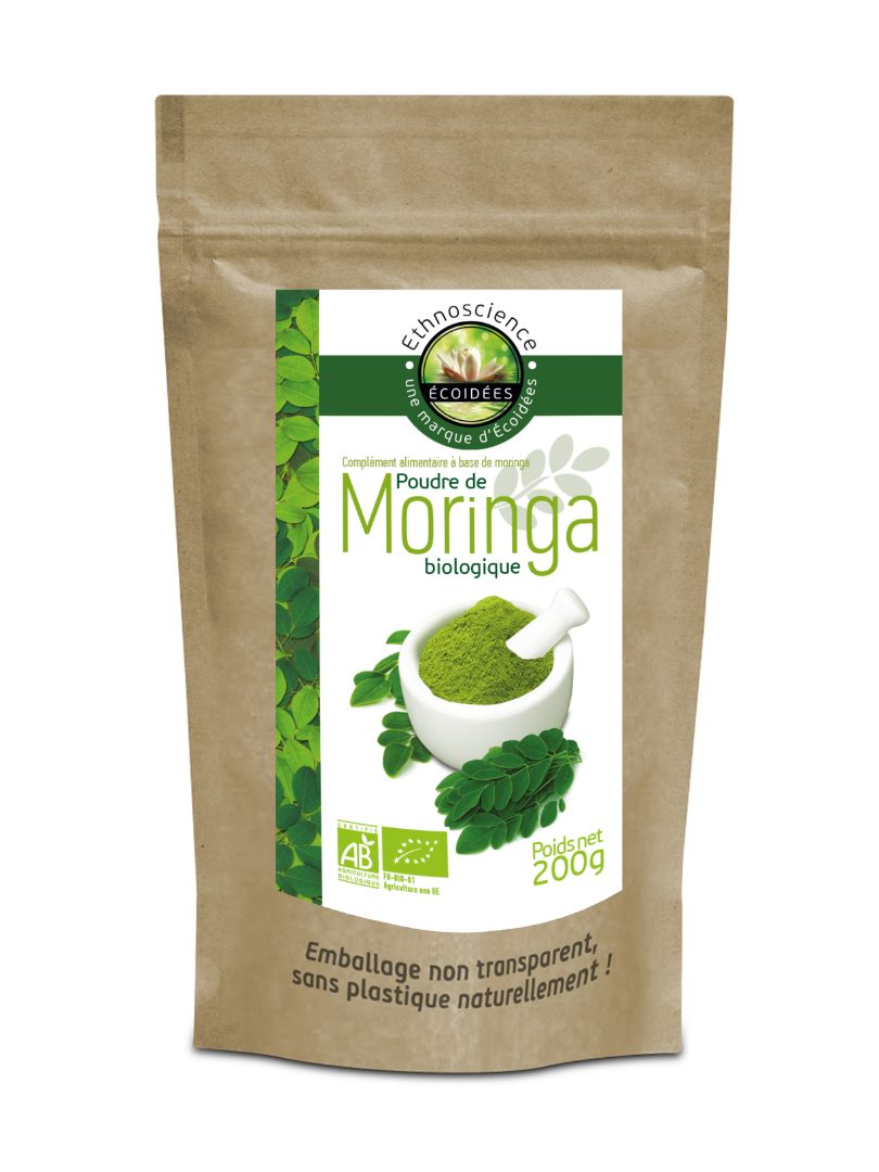 Poudre de moringa biologique Ethnosciences : photo du produit rappelé le 08/11/2021