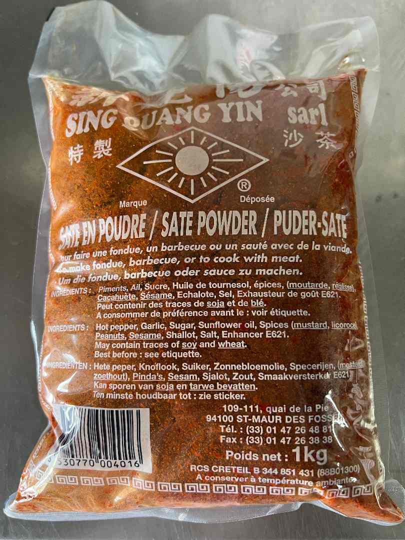 Poudre de saté Sing Quang Yin : photo du produit rappelé le 24/08/2022